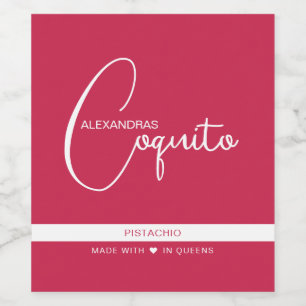 Modern Coquito Food and Beverage Label Set