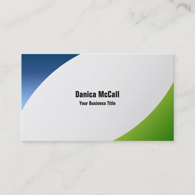 Modern Corporate Custom Business Cards (Front)