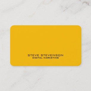Modern corporate futuristic minimalistic lemon business card