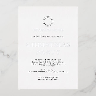 Modern Corporate Text Christmas Party Luxury Real