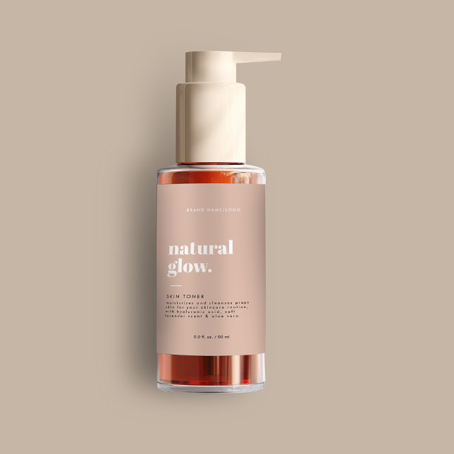 Modern Cosmetic Bottle Label (Creator Uploaded)