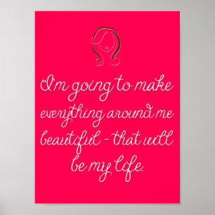 Modern Cosmetology Salon Poster