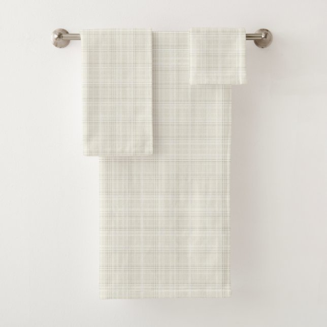 Modern Cottage Plaid Bath Towel Set (Insitu)