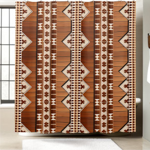 Modern Country Shower Curtain Style 2