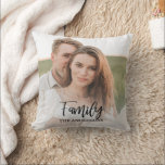 Modern Couple Collage Photo & lovely Family Gift Cushion<br><div class="desc">Modern Couple Collage Photo & lovely Family Gift</div>