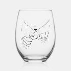 Modern Couple Holding hands Custom name wedding 