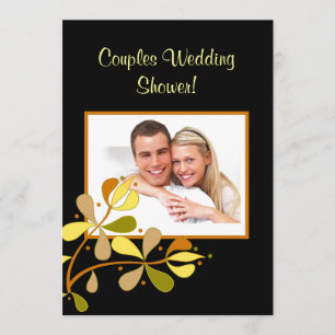 Modern Couple Wedding Shower Invitation