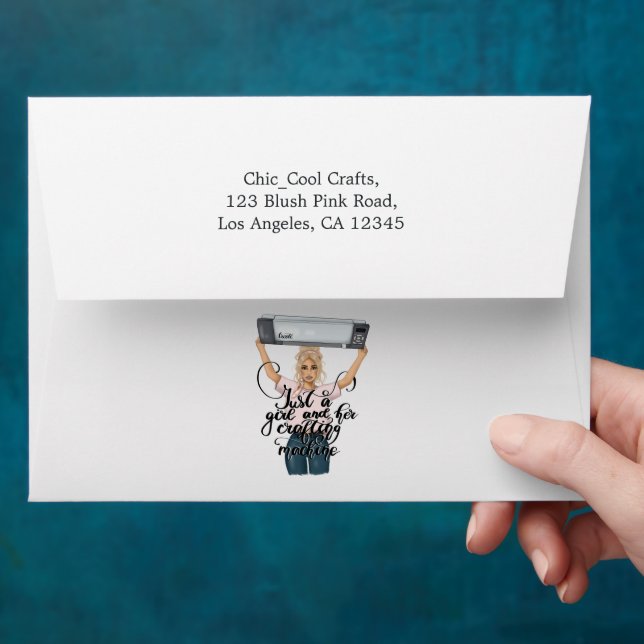 Modern Crafting Queen Custom Branding Envelope (Hand)