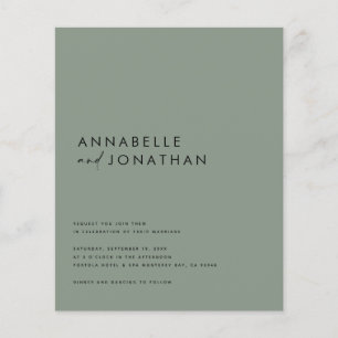 Modern cream black script minimal contemporary inv