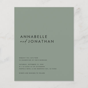 Modern cream black script minimal contemporary inv flyer