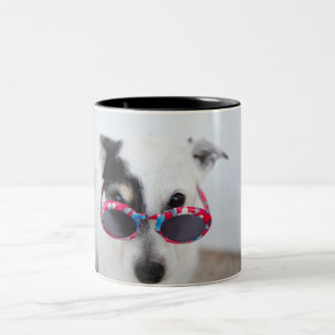 Modern Create Your Own Custom Photo Two-Tone Coffee Mug
