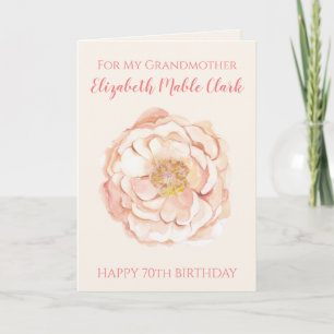Modern Create Your Own Grandma Family Birthday Card