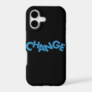 Modern, creative, playful graphic design of Change