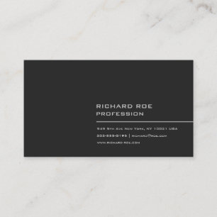 Modern Creative Professional Black Business Cards