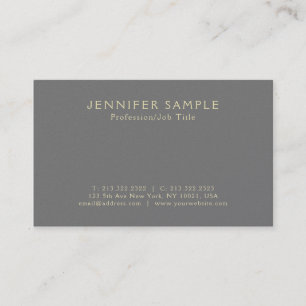 Modern Creative Stylish Pearl Finish Luxury Business Card