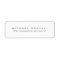 Modern Creative Trendy White Return Address Label