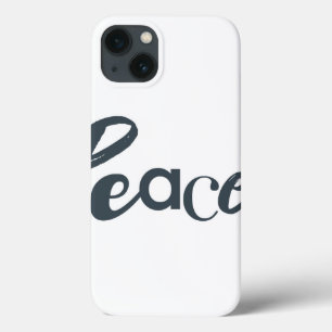 Modern, creative, urban, simple design of Peace iPhone 13 Case