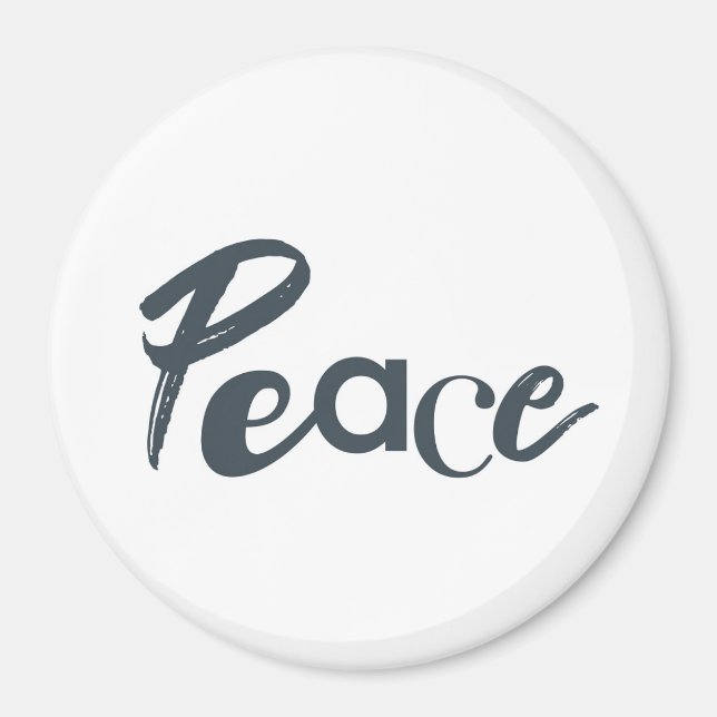 Modern, creative, urban, simple design of Peace Magnet (Front)