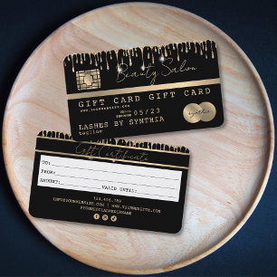 Modern Credit Card Gift Card Certificate