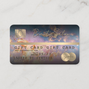 Modern Credit Card Gift Card Certificate