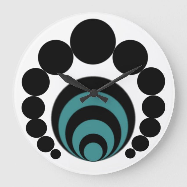 Modern Crop Circles Clock (Front)