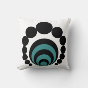 Modern Crop Circles Pillow