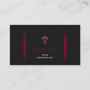 Modern Cross Business Card