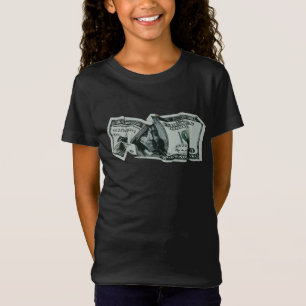 Modern Crumpled $100 Bill Design T-Shirt