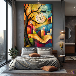Modern Cubist Vision of memory Canvas Print