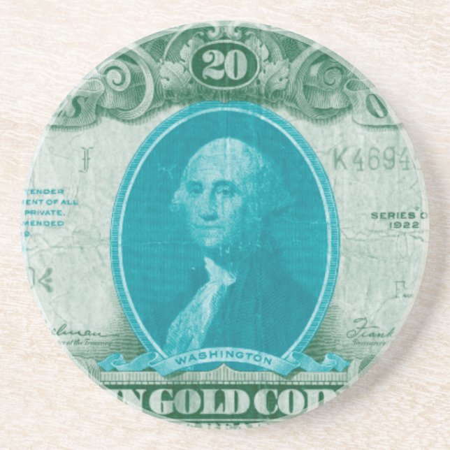 Modern Currency V Coaster (Front)