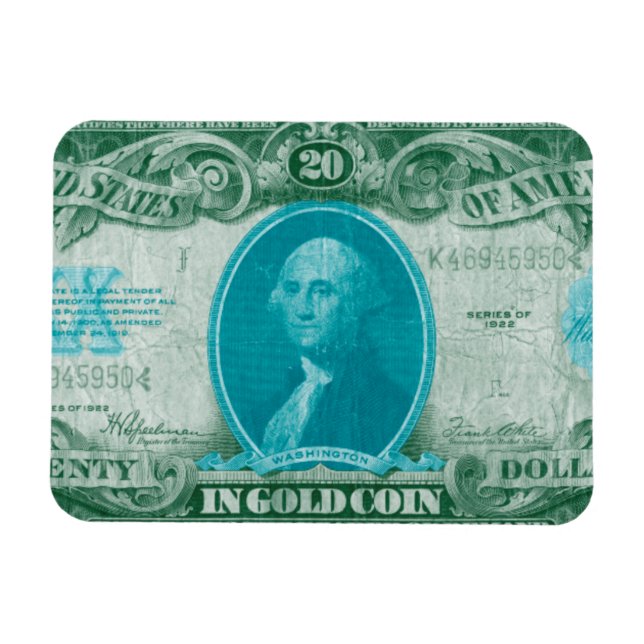 Modern Currency V Magnet (Horizontal)