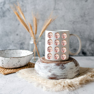 Modern Custom Baby Grandparents Gift For Mum Dad  Mug