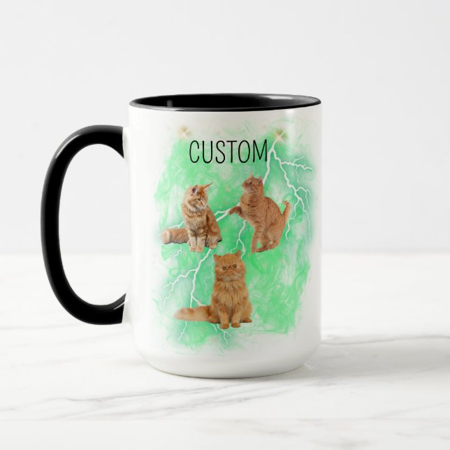 Modern Custom Bootleg Cat Lover Pet Gifts idea Mug (Left)