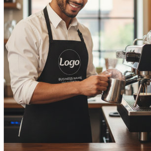 Modern Custom Branded Company Business Logo  Apron