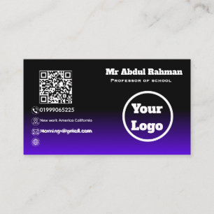 Modern Custom Business Card