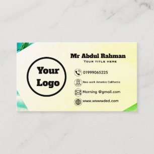 Modern Custom Business Card
