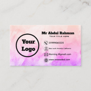 Modern Custom Business Card