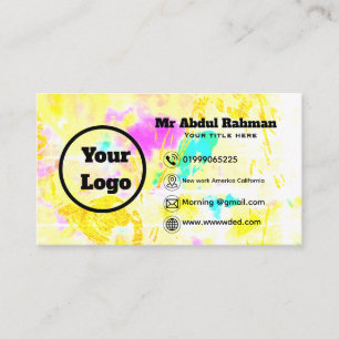 Modern Custom Business Card