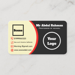 Modern Custom Business Card
