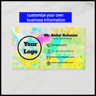Modern Custom Business Card