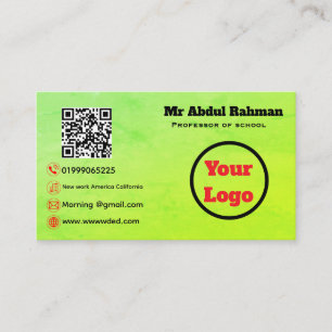 Modern Custom Business Card