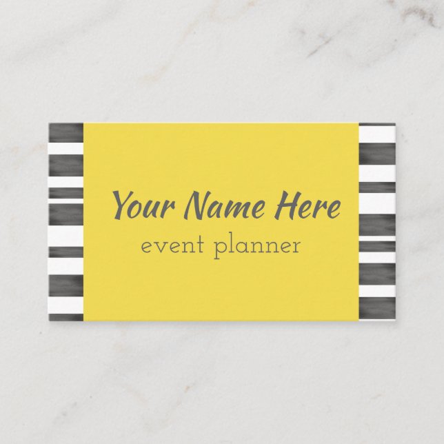 modern custom business card to personalise (Front)