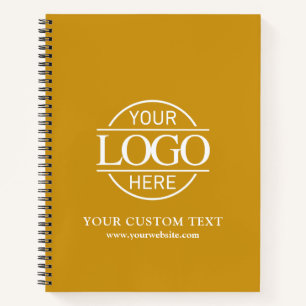 Modern Custom Business Company Logo Promotional Notebook