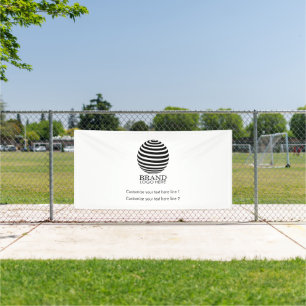 Modern Custom Business Logo Company Promotional Banner