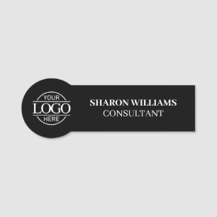 Modern Custom Business Logo Magnetic Employee Name Tag