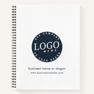 Modern Custom Business Logo Minimalist Notebook