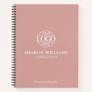 Modern Custom Business Logo Professional Branded Notebook