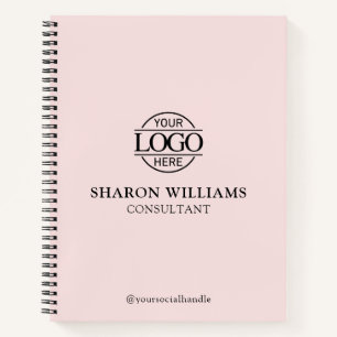 Modern Custom Business Logo Professional Branded Notebook