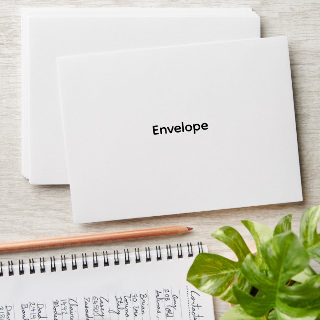 Modern Custom Business Mail Envelopes (Stacked)