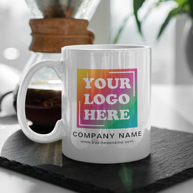 Modern Custom Business Promotional Logo Coffee Mug (Creator Uploaded)